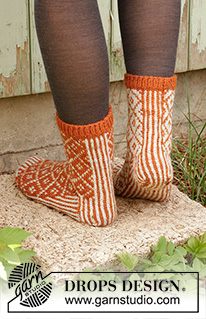 Free patterns - Naisen sukat / DROPS 193-3