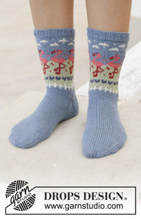 Free patterns - Nordiske sokker / DROPS 198-11