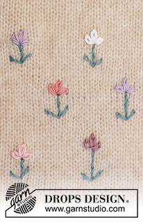 Free patterns - Dekorative Blumen / DROPS 222-51