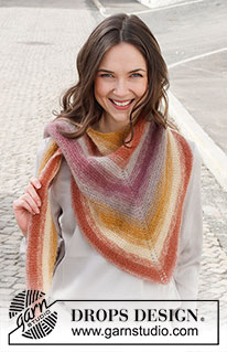Free patterns - Xailes Grandes / DROPS 225-18