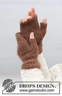 Free patterns - Wrist Warmers & Fingerless Gloves / DROPS 242-17