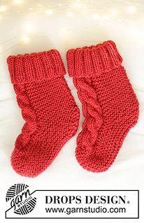 Free patterns - Women's Socks & Slippers / DROPS 242-68