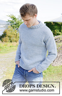Free patterns - Proste męskie swetry / DROPS 246-14
