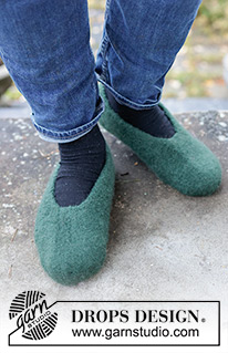 Free patterns - Slippers / DROPS 246-44