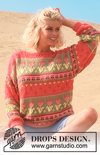 Free patterns - Damskie swetry przez głowę / DROPS 34-19