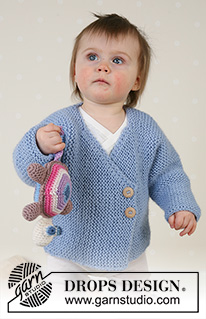 Free patterns - Swetry rozpinane dla niemowląt i małych dzieci / DROPS Baby 13-9
