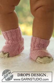 Free patterns - Vauvan sukat & tohvelit / DROPS Baby 17-18