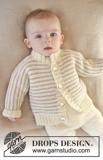 Free patterns - Swetry rozpinane dla niemowląt i małych dzieci / DROPS Baby 25-18