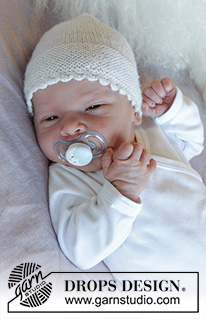 Free patterns - Baby Hats & Headbands / DROPS Baby 33-17
