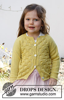 Free patterns - Rozpinane swetry i bolerka dziecięce / DROPS Baby 38-11