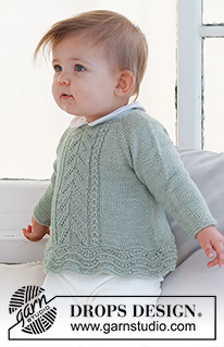 Free patterns - Swetry przez głowę dla niemowląt i małych dzieci / DROPS Baby 42-7