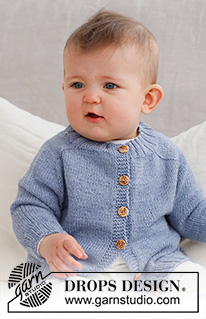Free patterns - Swetry rozpinane dla niemowląt i małych dzieci / DROPS Baby 43-3