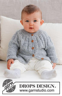 Free patterns - Swetry rozpinane dla niemowląt i małych dzieci / DROPS Baby 43-6