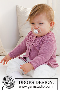 Free patterns - Swetry rozpinane dla niemowląt i małych dzieci / DROPS Baby 43-8