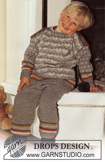 Free patterns - Swetry przez głowę dla niemowląt i małych dzieci / DROPS Baby 5-5