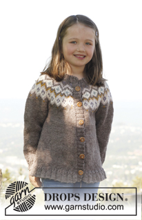 Free patterns - Rozpinane swetry i bolerka dziecięce / DROPS Children 23-15