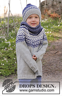 Free patterns - Dziecięce swetry przez głowę / DROPS Children 27-32
