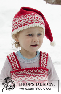 Free patterns - Santa Hats / DROPS Children 32-1