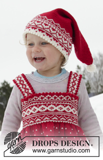 Free patterns - Santa Hats / DROPS Children 32-1