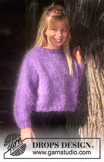 Free patterns - Dziecięce swetry przez głowę / DROPS Children 7-10