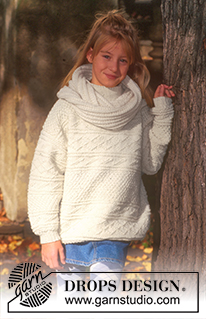 Free patterns - Dziecięce swetry przez głowę / DROPS Children 7-16