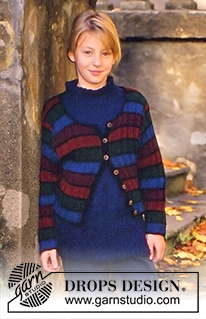 Free patterns - Dziecięce swetry przez głowę / DROPS Children 7-8