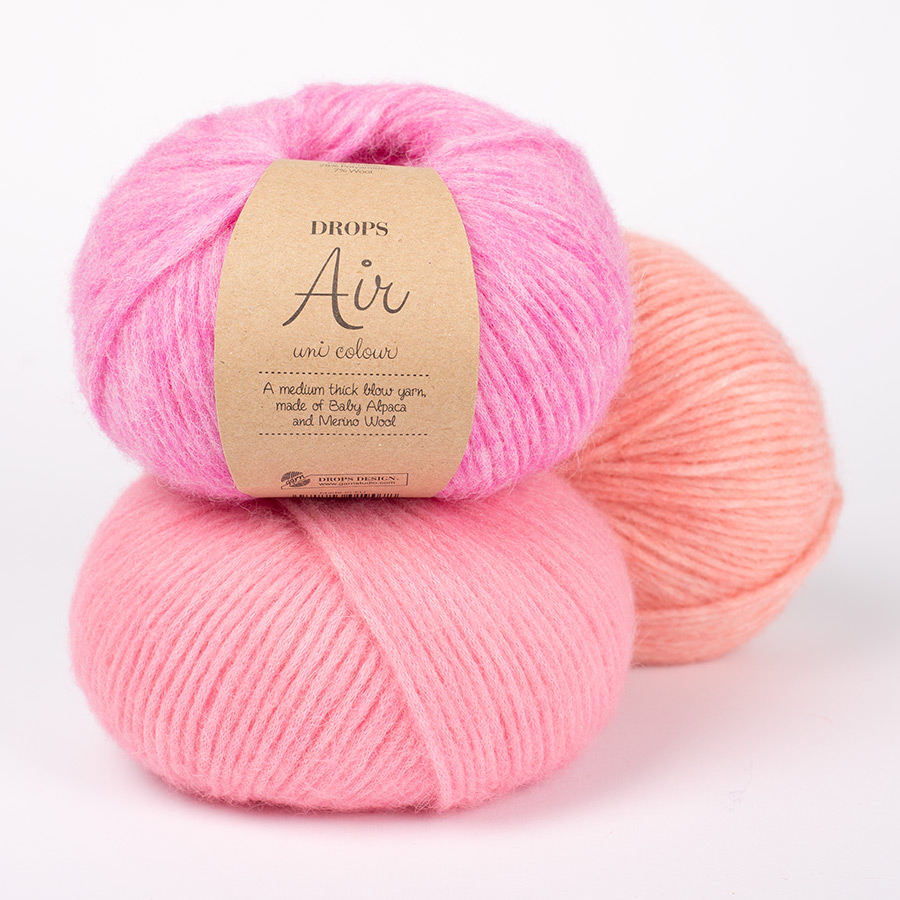 DROPS Air - A medium thick yarn of baby alpaca and merino wool