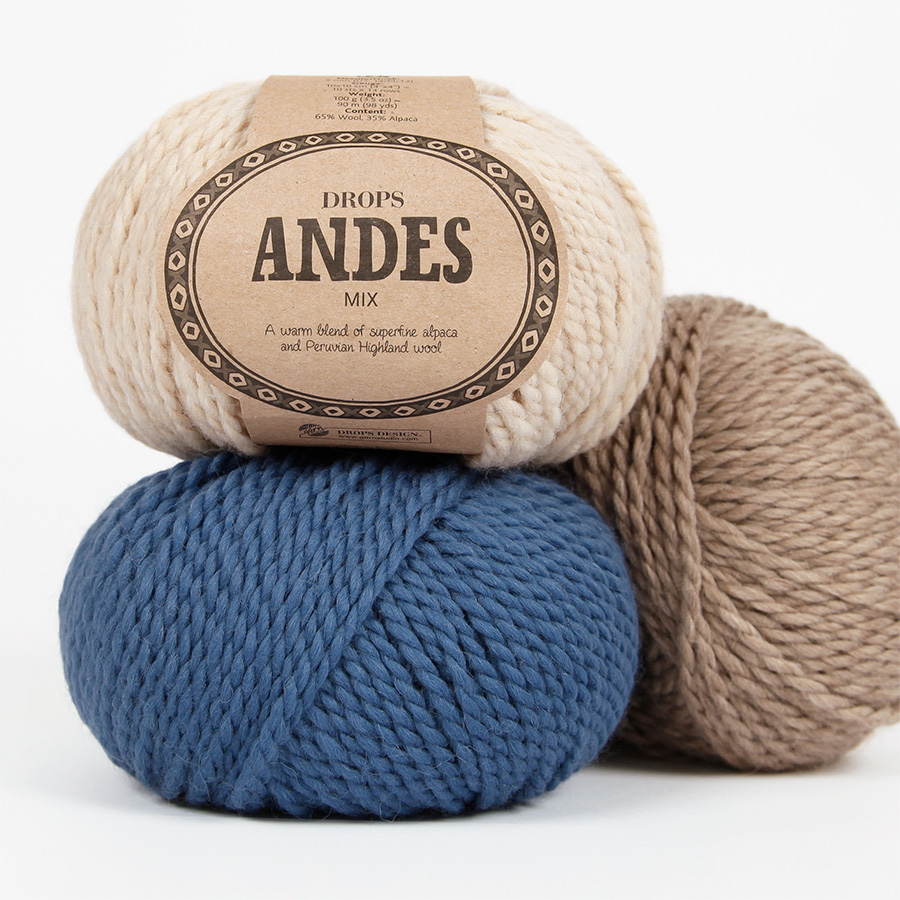 dubbellaag merk op Kritisch DROPS Andes - Een zachte en dikke combinatie van alpaca en wol