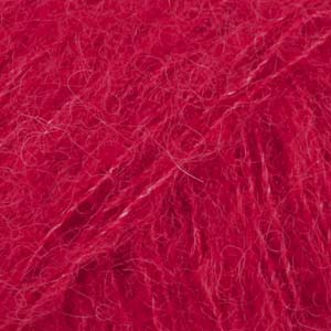 DROPS Brushed Alpaca Silk uni colour 07, rød