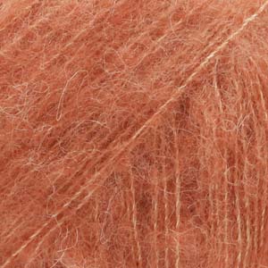 DROPS Brushed Alpaca Silk uni colour 22, licht roest