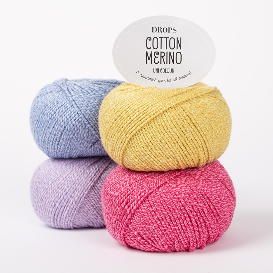 DROPS Cotton Merino - A superwash yarn seasons!