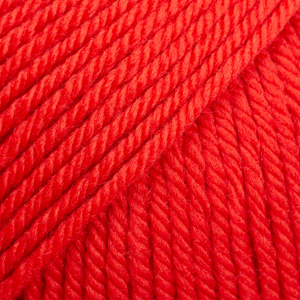 DROPS Daisy uni colour 20, vermelho