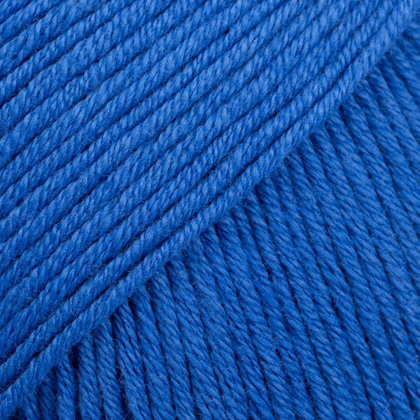 DROPS Safran uni colour 73, blu cobalto